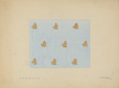Tapeta, 1936. autorstwa Nicholas Acampora