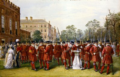 Parada gwardzistów w Clarence House autorstwa Nicholas Chevalier
