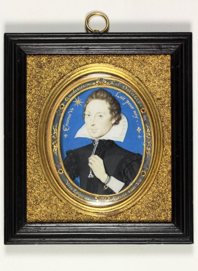 Dżentelmen o imieniu Henry Carey, 2. hrabia Monmouth autorstwa Nicholas Hilliard