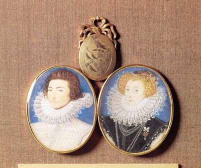 John Croker i jego żona Frances autorstwa Nicholas Hilliard