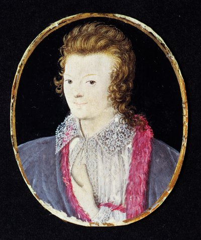Nieznana młodość, c.1595 autorstwa Nicholas Hilliard