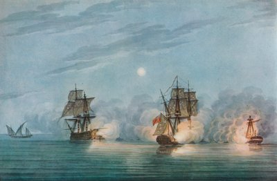 Zdobycie Badere-I-Zaffér, c1809 autorstwa Nicholas Pocock