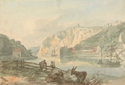 Hotwells z promu Rownham autorstwa Nicholas Pocock