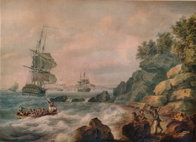 W Kanale Bristolskim, 1787 autorstwa Nicholas Pocock