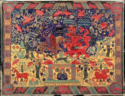 Bitwa ze Smokiem, 1912 autorstwa Nicholas Roerich