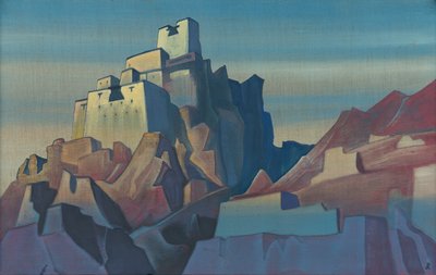 Zamek w Ladakhu, 1933 autorstwa Nicholas Roerich