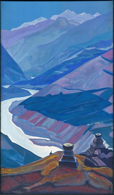 księżycowy bieg autorstwa Nicholas Roerich
