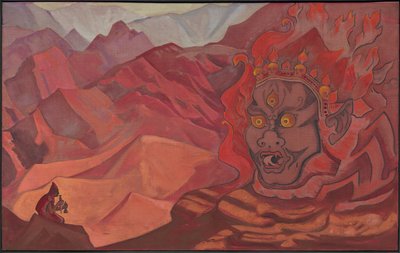Dorje, Odważny, seria „Sztandary Wschodu”, 1925 autorstwa Nicholas Roerich