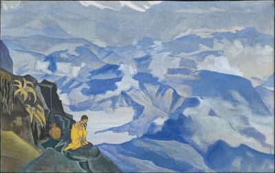 Krople życia, cykl „Sikkim”, 1924 autorstwa Nicholas Roerich