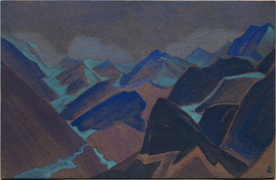 Lodowce Lahul, 1936 autorstwa Nicholas Roerich