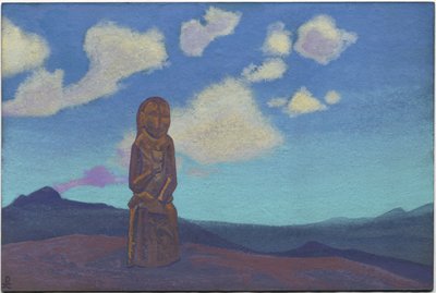 Strażnik Kielicha, Mongolia, 1937 autorstwa Nicholas Roerich