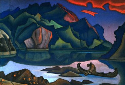 Ukryty skarb”, 1947. autorstwa Nicholas Roerich