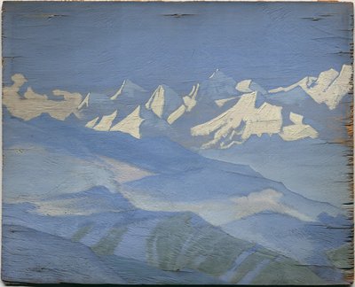 Himalaje, 1928 autorstwa Nicholas Roerich