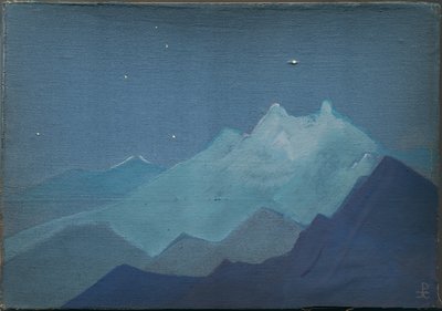 Himalaje, Góry Księżycowe, szkic, 1933 autorstwa Nicholas Roerich