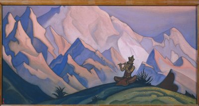 Krishna par Roerich, Nicholas (1874-1947) autorstwa Nicholas Roerich
