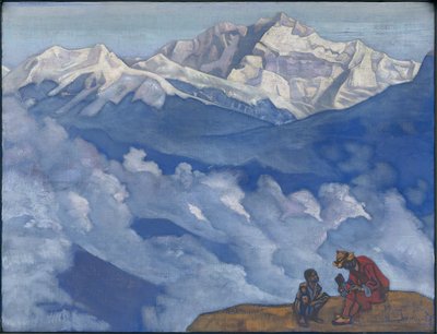 Perła Poszukiwania, cykl „Jego Kraj”, 1924 autorstwa Nicholas Roerich
