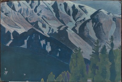 Pir Panjal, z serii o tym samym tytule, 1925 autorstwa Nicholas Roerich