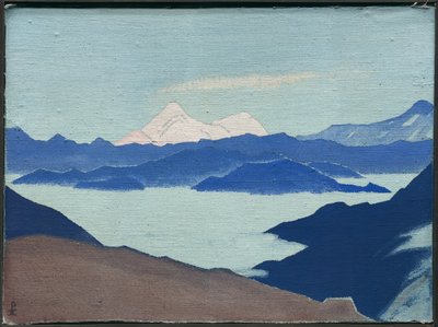 Święte Himalaje, 1933 autorstwa Nicholas Roerich