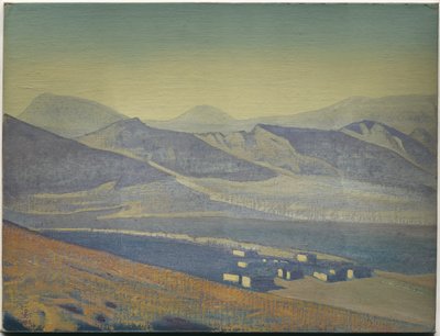 Sanktuaria i cytadele, z serii pod tym samym tytułem, 1925 autorstwa Nicholas Roerich
