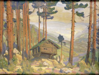 Scenografia do „Peer Gynta”, 1912 autorstwa Nicholas Roerich