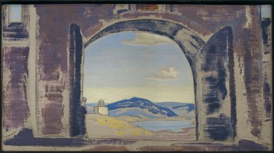 Studium do obrazu, ok. 1922 autorstwa Nicholas Roerich