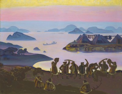 Zew słońca, 1919. autorstwa Nicholas Roerich