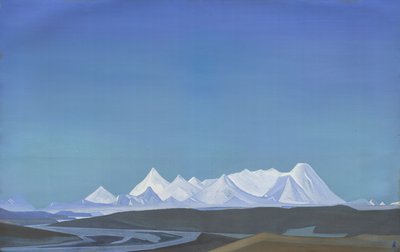 Największe i najświętsze z Tangla, 1932 autorstwa Nicholas Roerich