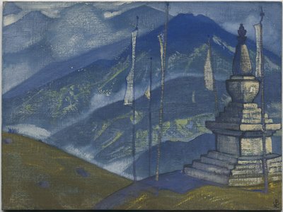 Fale mgły, seria „Himalayan”, 1924 autorstwa Nicholas Roerich