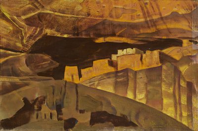 Ruiny Białego Domu w Canyon De Chelly, 1921 autorstwa Nicholas Roerich