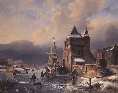Zimowy krajobraz autorstwa Nicholas Rosenboom