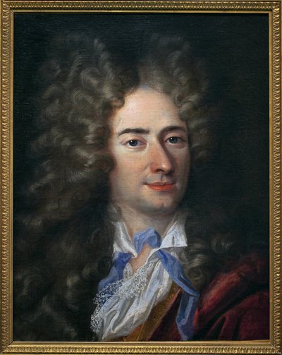 Portret Jeana de La Bruyere (Labruyere) (1645-1696), pisarza-moralisty. Obraz przypisywany Nicolasowi de Largilliere (1656-1746). Olej na płótnie, ok. 1690. Muzeum Sztuk Pięknych w Quimper. autorstwa Nicholas de (attr. to) Largilliere