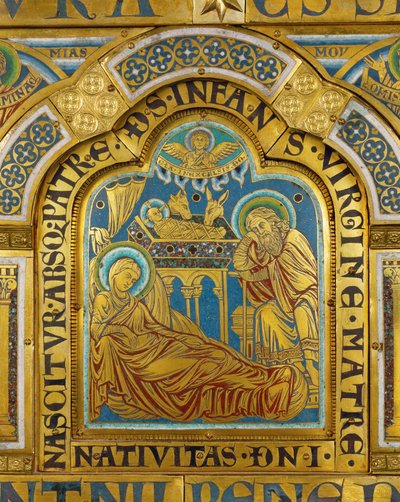 Narodzenie Pańskie z ołtarza w Verdun ... autorstwa Nicholas of Verdun