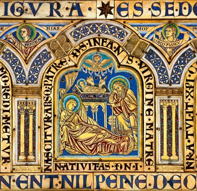 Ołtarz Verdun, przedstawiający sceny biblijne autorstwa Nicholas of Verdun