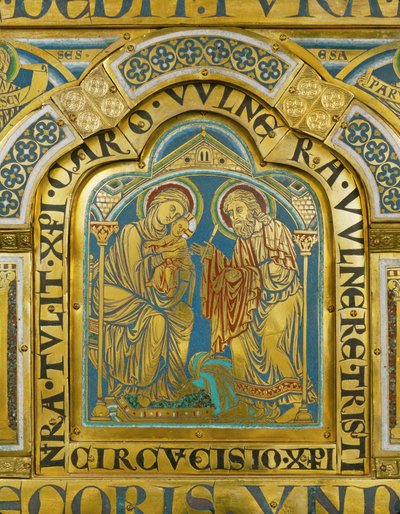 Obrzezanie Jezusa ... (emalia na złoconej miedzi) autorstwa Nicholas of Verdun