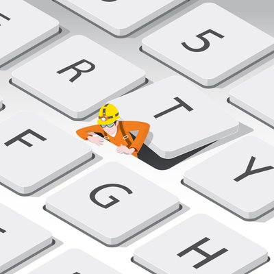 The Keyboard Cleaner, 2023 (wersja cyfrowa) autorstwa Nick Diggory