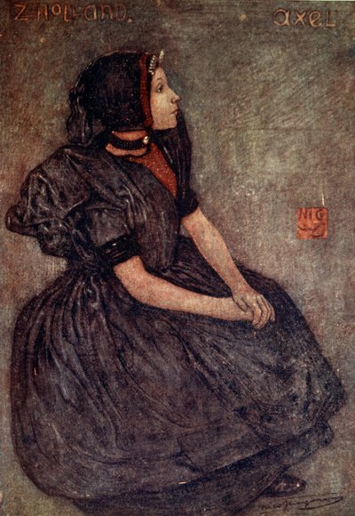 Zelandzka dziewczyna, 1904 autorstwa Nico Jungman