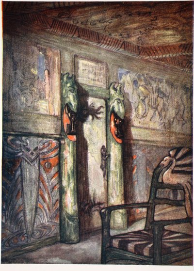Pokój Munthe w Holmencollen, 1905 autorstwa Nico Jungman