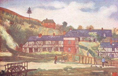 W pobliżu Pont-Audemer (kolorowa litografia) autorstwa Nico Jungmann