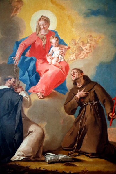 Galeria Narodowa. Matki Bożej Różańcowej ze św. Dominikiem i św. Franciszkiem d