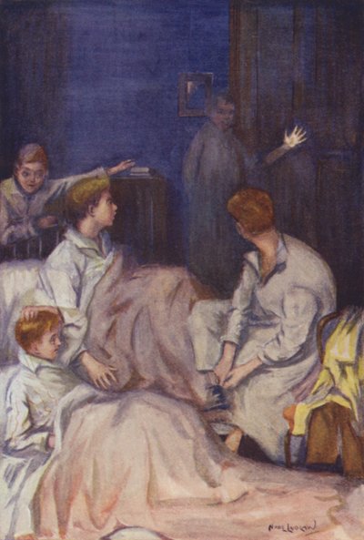 Ręka lub coś w tym rodzaju, w bladym świetle, pojawiła się wtedy i tam (kolor lito) autorstwa Nicol Laidlaw