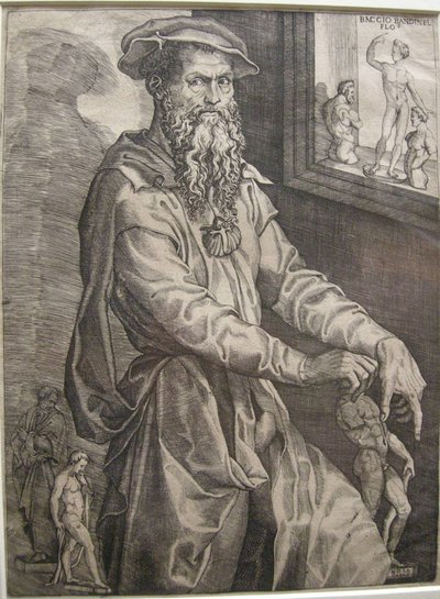Portret Baccio Bandinellego autorstwa Nicolo della Casa