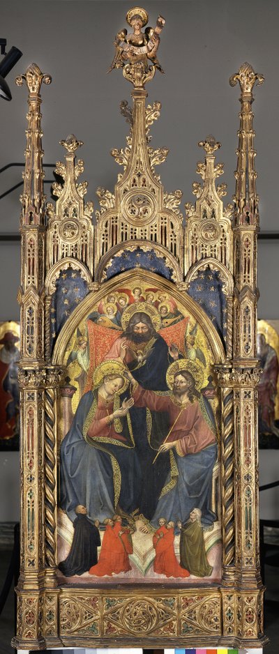 Koronacja Dziewicy, ok. 1400 autorstwa Nicolò di Pietro