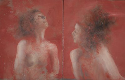 Dialog, 2015 (olej na płótnie) autorstwa Nicola Pucci