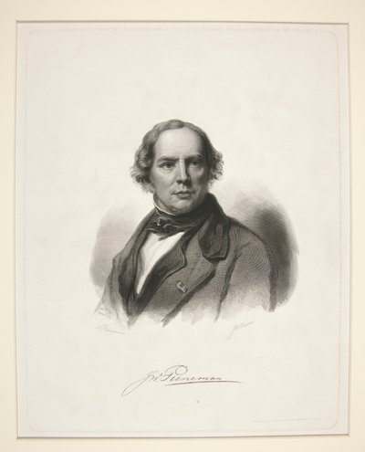 Portret J.W. Mniejszy autorstwa Nicolaas Pieneman
