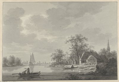 Wioska Capelle aan de IJssel autorstwa Nicolaas Wicart
