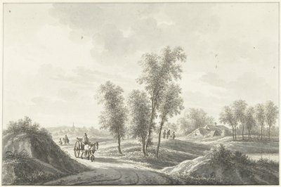 Wioska Laren w Gooi autorstwa Nicolaas Wicart