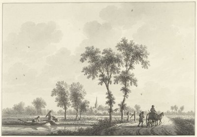 Wieś Spijk w Gelderland autorstwa Nicolaas Wicart
