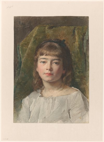 Portret nieznanej dziewczyny autorstwa Nicolaas van der Waay