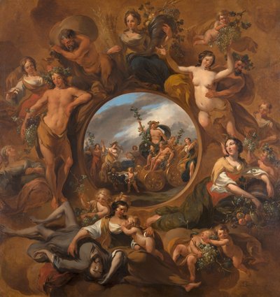 Cztery pory roku, Alegoria jesieni autorstwa Nicolaes Berchem
