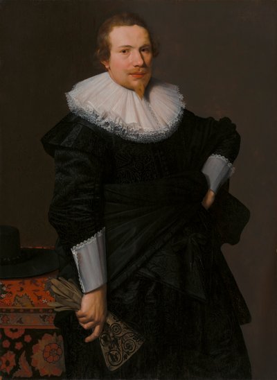 Portret 24-letniego mężczyzny autorstwa Nicolaes Eliasz. Pickenoy